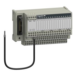   Schneider Electric Modicon ABE7 - ABE7H16R31 - bloc de distribuție, universal, HE10, 16 canale digitale, 3 blocuri terminale/canal, feedback LED