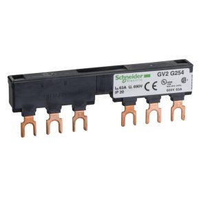   Schneider Electric TeSys D - GV2G254 - Șină combinată, 2 bucăți 54 mm - ramificație