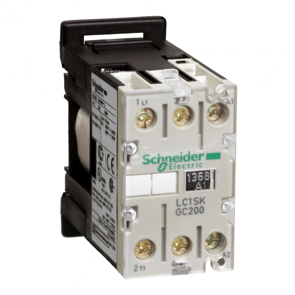 Schneider mini-contactor AC3/400V 5A 230VAC 27mm (LC1-SKGC200P7)