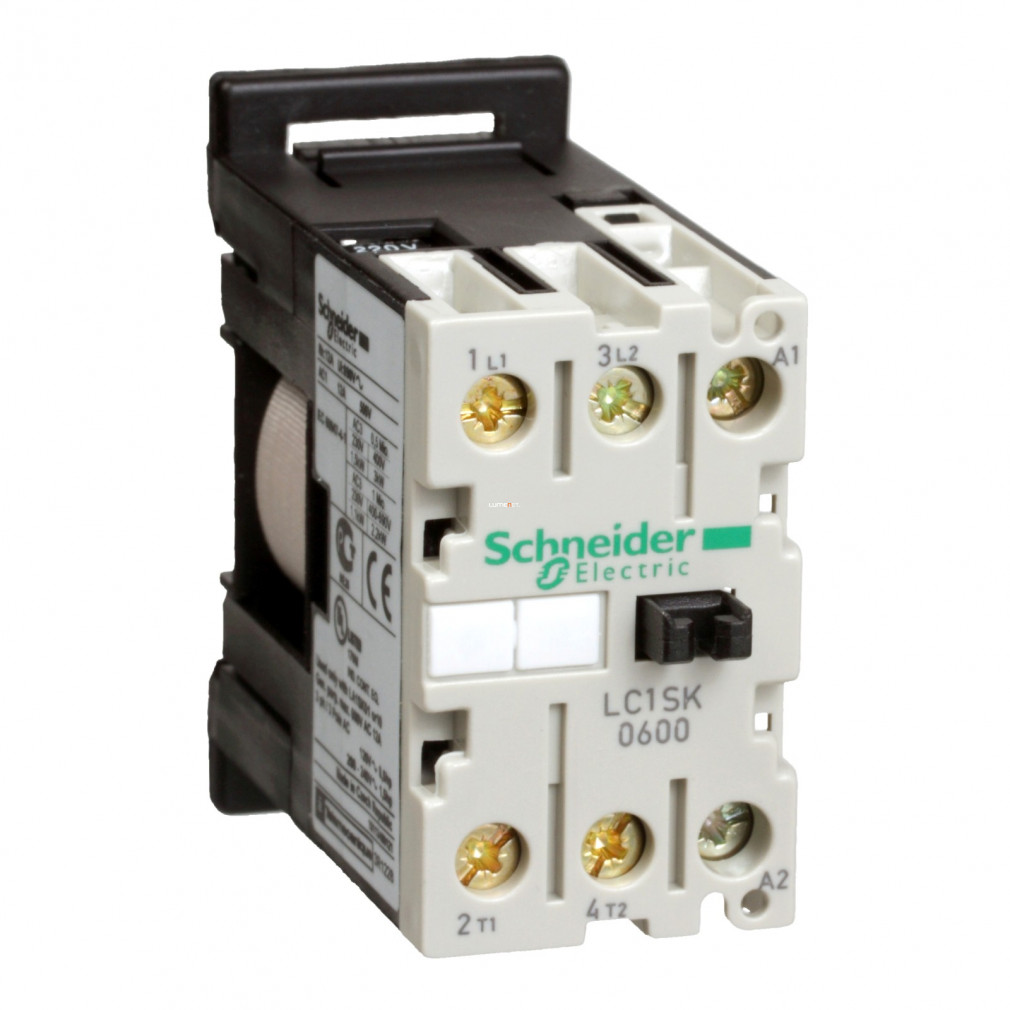 Mini-contactor Schneider AC3/400V 6A 230VAC 27mm (LC1-SK0600P7)