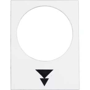  Schneider Electric Harmony XAC - ZB2BY4953 - Etichetă cu text: sus