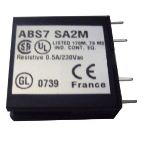   Schneider Electric Modicon ABE7 - ABS7SA2M - releu, SSR, ieșire, bobină 24 VCC, ieșire 24…230 VCA, 0,5 A, 10 mm