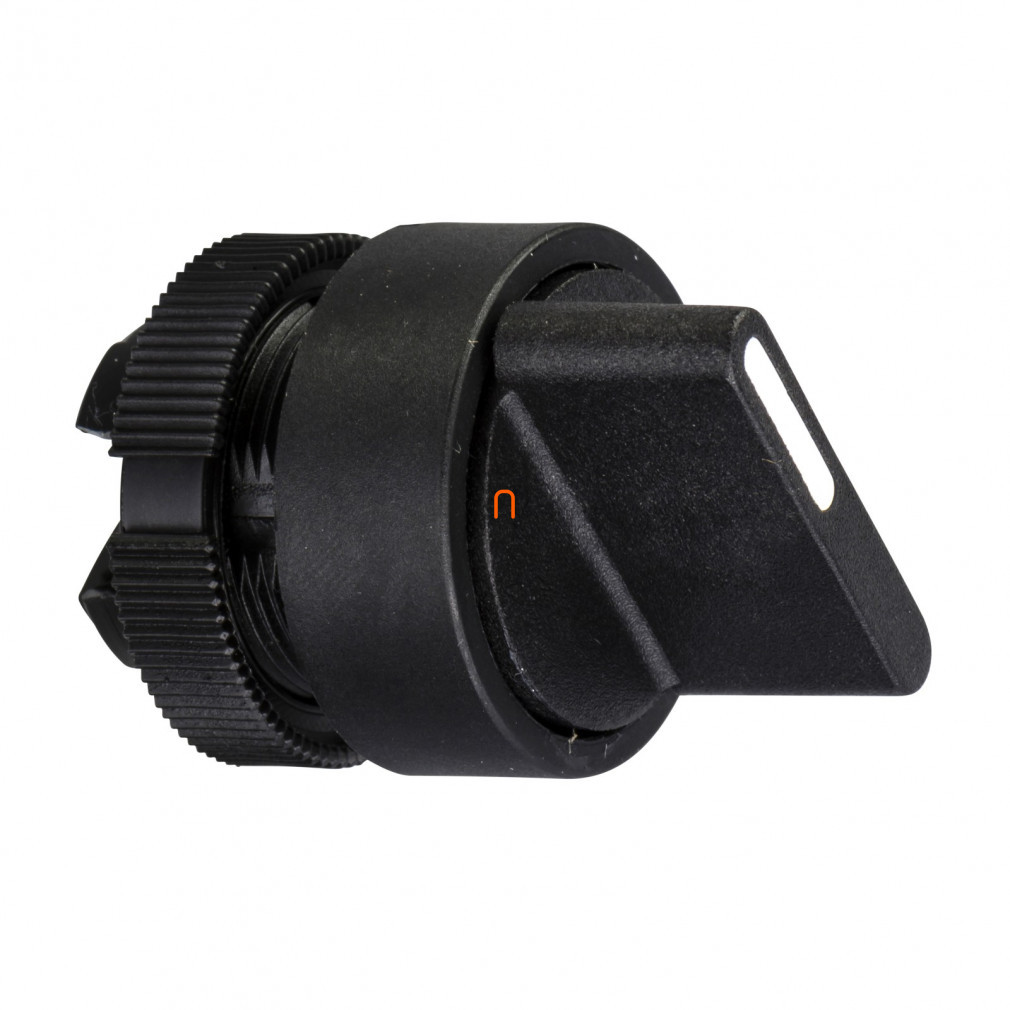 Comutator rotativ Schneider, negru, cu 2 poziții, fix ZA2-BD2