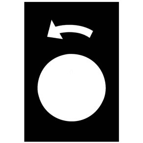   Schneider Electric Harmony XAC - ZB2BY2922 - Marcaj etichetă: rotație stânga