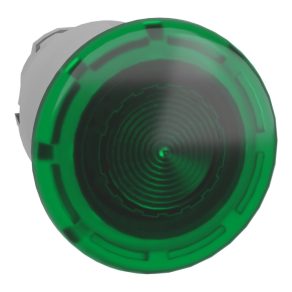   Schneider Electric Harmony XB4 - ZB4BW433 - buton metalic iluminat, Ø22, retur, cap buton Ø40, pentru LED încorporat, verde