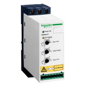   Schneider Electric Altistart 01 - ATS01N212QN - soft starter / soft stop, 12A, 5,5kW, 3f, 380…415VAC, 2 faze controlate
