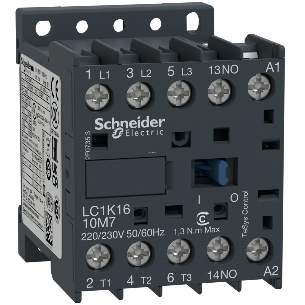 Magneto Schneider 16A, AC, 50/60 Hz