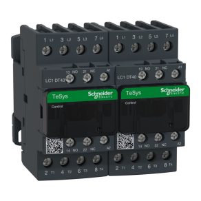   Schneider Electric TeSys D - LC2DT40G7 - Comutator direcțional CA, 40 A (CA1), racord cu șurub, 4Z poli