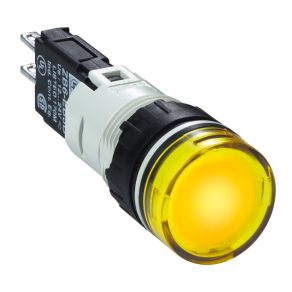   Schneider Electric Harmony XB6 - XB6AV5BB - Lampa de semnalizare completă Ø16, rotundă, galbenă