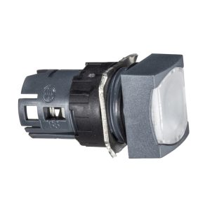   Schneider Electric Harmony XB6 - ZB6CW1 - Buton iluminat Ø16, pătrat, alb