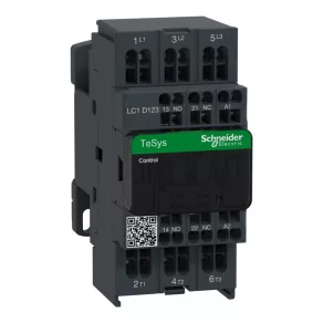   Schneider Electric TeSys D - LC1D123P7 - Comutator magnetic CA, 5,5 kW/12 A (400 V, CA3), conexiune cu arc, 1Z+1NY