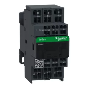   Schneider Electric TeSys D - LC1D253B7 - Comutator magnetic CA, 11 kW/25 A (400 V, CA3), conexiune cu arc, 1Z+1NY