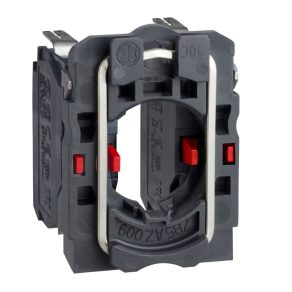   Schneider Electric Harmony XB5 - ZB5AZ1043 - soclu de montare din plastic și bloc de contact, 2NC, conector faston