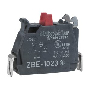   Schneider Electric Harmony XB4 - ZBE1023 - bloc de contact, 1NC, conector Faston