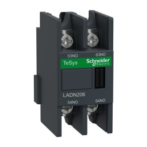   Schneider Electric TeSys D - LADN206 - Bloc de contacte auxiliare, panou frontal, 2Z