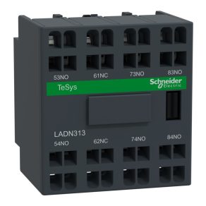   Schneider Electric TeSys D - LADN313 - Bloc de contacte auxiliare, panou frontal, 3Z+1NY