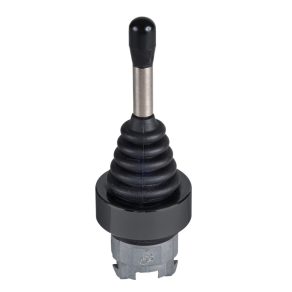   Schneider Electric Harmony XB4 - ZD4PA127 - cap joystick metalic, Ø22, 2 căi, pârghie lungă 54 mm, corp negru