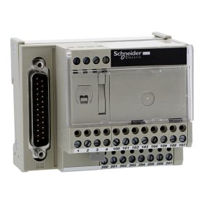   Schneider Electric Modicon ABE7 - ABE7CPA21 - bloc de distribuție, carduri I/O analogice Quantum/Premium/X80 cu 4 canale, SUB-D25