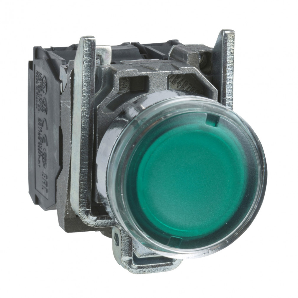 Buton luminos Schneider, verde XB4BW3365