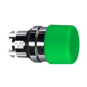   Schneider Electric Harmony XB4 - ZB4BC34 - buton metalic cu cap ciupercă Ø30, Ø22, retur, verde