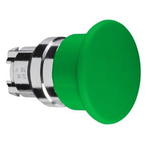   Schneider Electric Harmony XB4 - ZB4BC3 - buton metalic cu cap ciupercă Ø40, Ø22, retur, verde