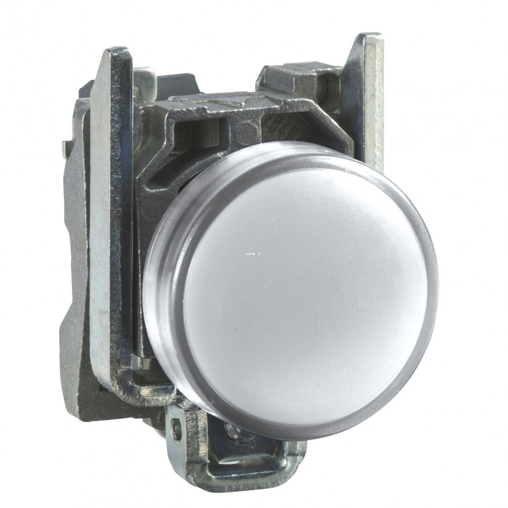 Lampa de semnalizare LED Schneider, albă, 230V (XB4-BVM1)