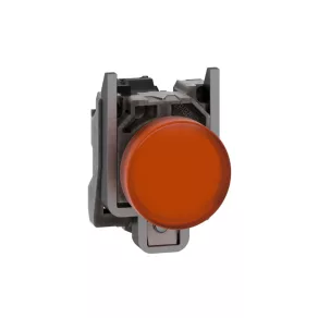   Schneider Electric Harmony XB4 - XB4BVM5 - lampă de semnalizare LED complet metalică, Ø22, 230 V c.a., portocaliu