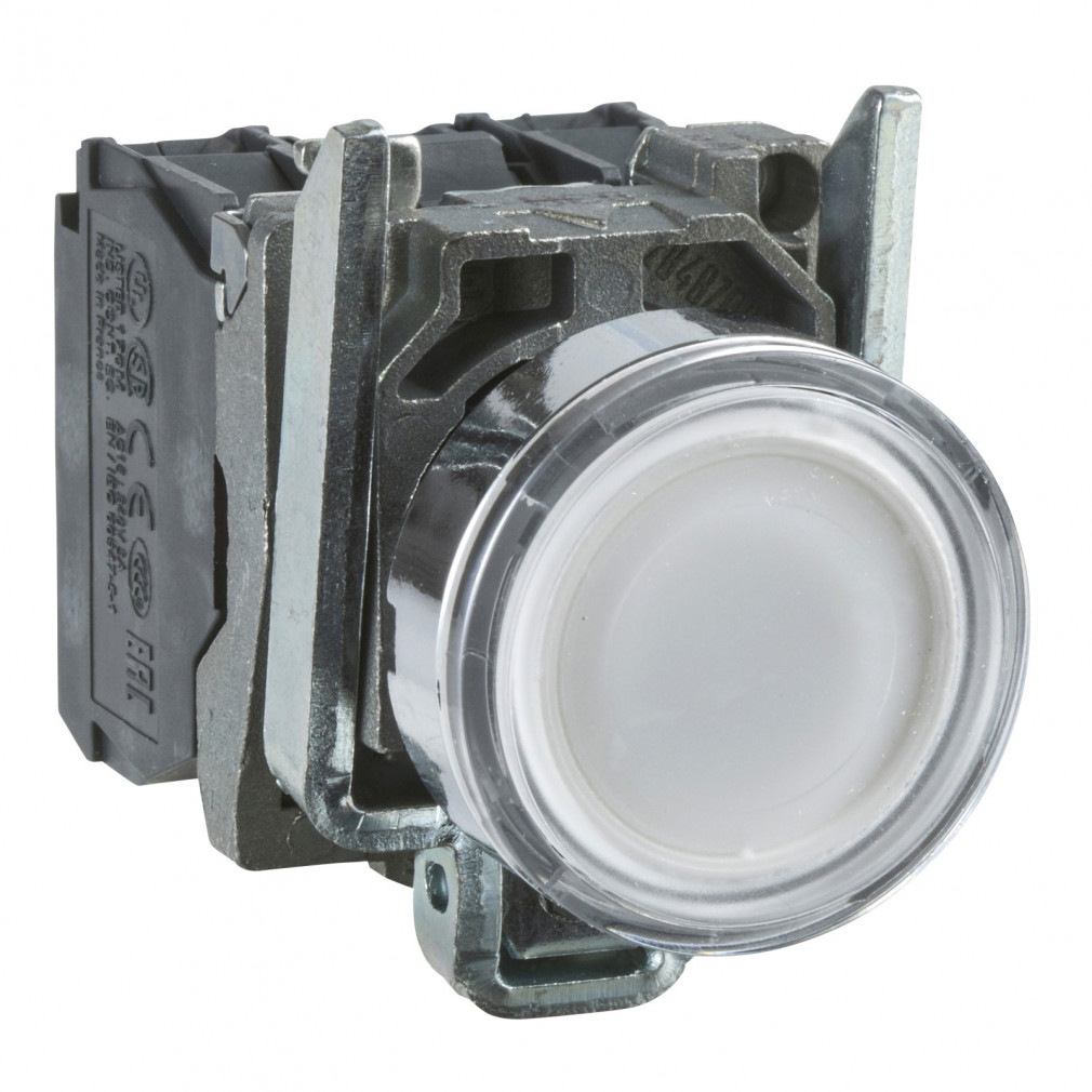 Schneider LED buton luminos, alb, 110V (XB4-BW31G5)