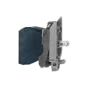   Schneider Electric Harmony XB4 - ZB4BVG1 - Bloc LED metalic Harmony cu indicator luminos și bază de montare, 120 V c.a., alb