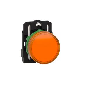   Schneider Electric Harmony XB5 - XB5AVB5 - indicator luminos complet din plastic, Ø22, 24 V c.a./c.c., portocaliu