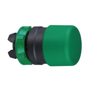   Schneider Electric Harmony XB5 - ZB5AC34 - buton cu cap de ciupercă din plastic Ø30, Ø22, retur, verde