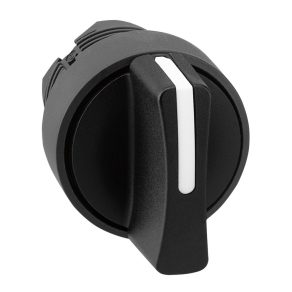   Schneider Electric Harmony XB5 - ZB5AD8 - cap comutator selector din plastic, Ø22, 3 poziții, revenire din dreapta spre centru, negru