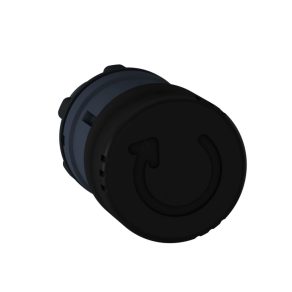   Schneider Electric Harmony XB5 - ZB5AS42 - cap de buton din plastic, Ø22, retur, cap de buton Ø30, eliberare prin rotație, negru