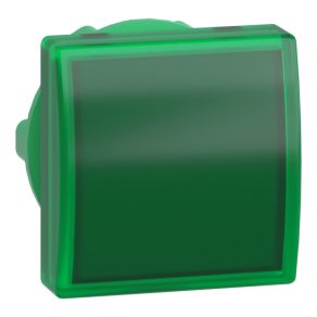   Schneider Electric Harmony XB5 - ZB5CV033 - cap indicator luminos pătrat din plastic, Ø22, pentru modul LED, verde