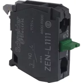   Schneider Electric Harmony XALD - ZENL1111TQ Bloc de contact Harmony, pentru aparate cu Ø22, 1NO, montare pe spate, cantitate minimă de comandă: 100 buc.