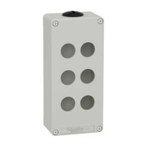   Schneider Electric Harmony XAP - XAPD3206 - cutie goală, gri, 6 orificii, M25