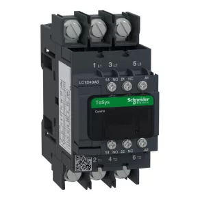   Schneider Electric TeSys D - LC1D40A6G7 - Comutator magnetic cu 3 poli (AC3, 400 V 40 A), 120 V c.a. 50/60 Hz