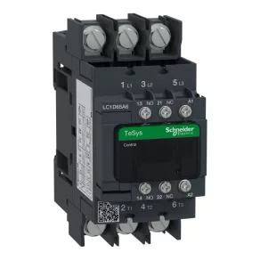   Schneider Electric TeSys D - LC1D65A6B7 - Comutator magnetic cu 3 poli (AC3, 400 V 65 A), 24 V c.a. 50/60 Hz