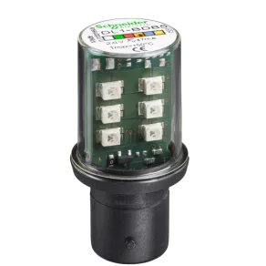   Schneider DL1BDB5 LED, 24 V, portocaliu, soclu Ba15d, lumină continuă