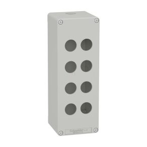   Schneider Electric Harmony XAP - XAPD4508 - cutie goală, gri, 8 găuri, M25