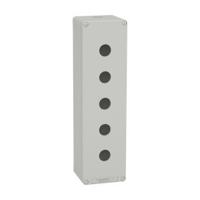   Schneider Electric Harmony XAP - XAPD5505 - cutie goală, gri, 5 orificii, M32