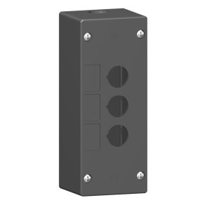   Schneider Electric Harmony XALG - XALG03 - carcasă, 3 decupaje, pentru medii dure, negru