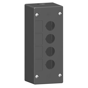   Schneider Electric Harmony XALG - XALG04 - carcasă, 4 decupaje, pentru medii dure, negru