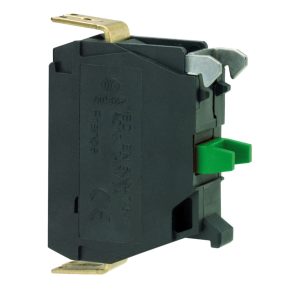   Schneider Electric Harmony XB4 - ZBE1016P3 - bloc de contacte, 1NO, IP5X, contacte de nivel inferior placate cu aur, conexiune cu șurub pentru cablu plat