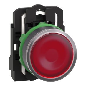   Schneider Electric Harmony XB5 - XB5AW34B1 - buton iluminat roșu încastrat Ø22 retur 1NO 24V