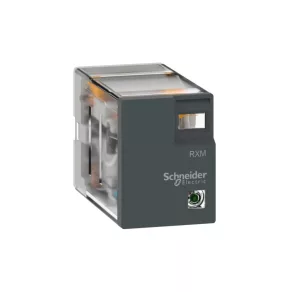   Relee electromecanice Schneider Electric Harmony - RXM2LB1BD - Releu miniatural cu conectare prin mufă - Easy RXM, 5 A, 2 CO, fără LED, 24 V CC