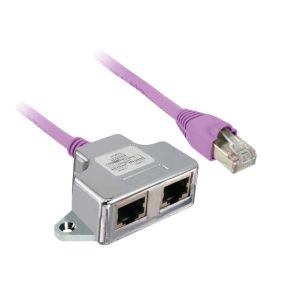   Schneider Electric Altivar 71 - TCSCTN023F13M03 Adaptor CANopen, 2 conectori RJ45 pentru conexiune CANopen Daisy Chain