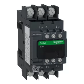   Schneider Electric TeSys D - LC1D40A6B7 - Comutator magnetic cu 3 poli (AC3, 400 V 40 A), 24 V c.a. 50/60 Hz
