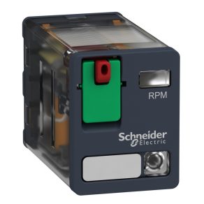   Relee electromecanice Schneider Electric Harmony - RPM22F7 - Releu de putere cu conectare rapidă, 15 A, 2 CO, LED, 120 V c.a.