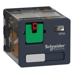   Relee electromecanice Schneider Electric Harmony - RPM31F7 - Releu de putere cu conectare rapidă, 15 A, 3 CO, 120 V c.a.